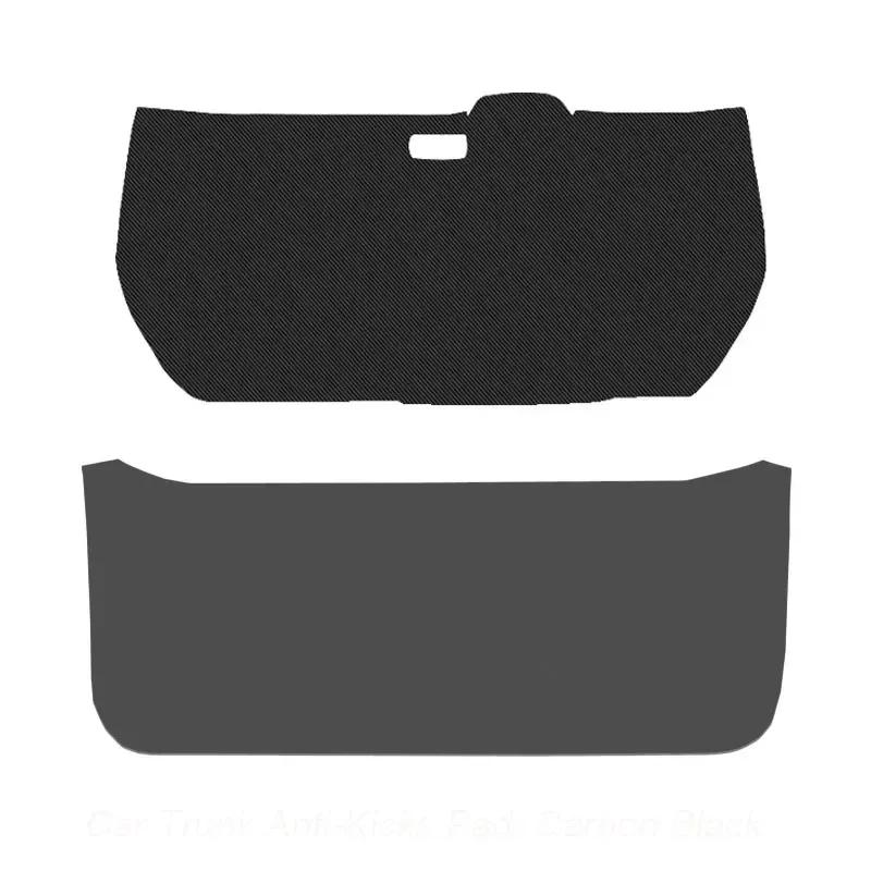 Car PU Leather Mat Anti-kick Cushion Trunk Weather Dustproof Tailgate Sticker For Nissan X-TRAIL Rogue T31 T32 T33 2008-