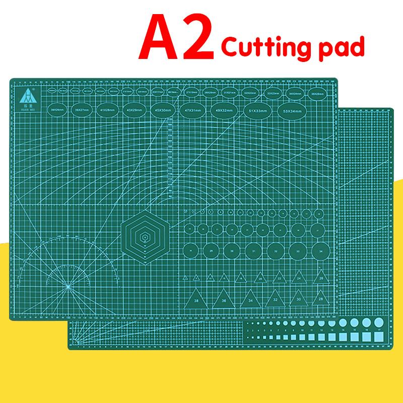 A2 Cutting Board Grid Line Self-healing Cutting Board Craft Card Multicolor Double-sided Desktop Manual Cutting Pad 60 * 45cm