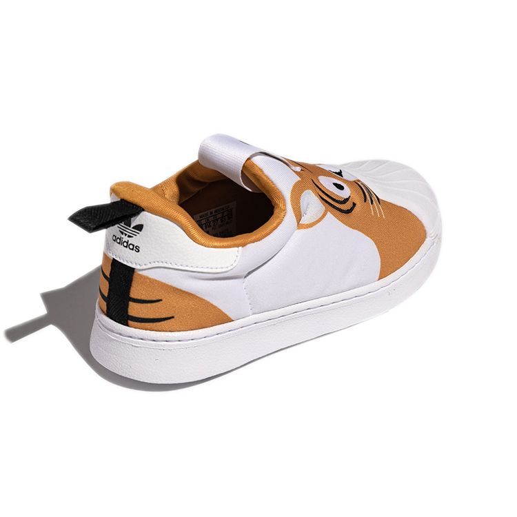 Детские кроссовки adidas Superstar 360 J Tiger Orange Cloud-White Focus-Orange Q46318 34 — фото 4