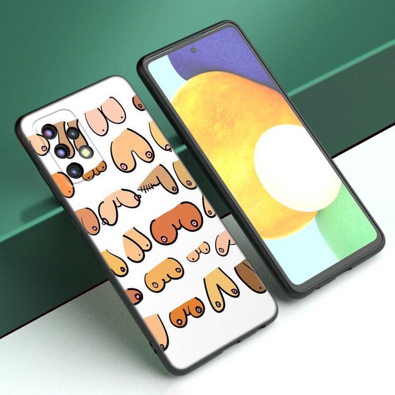 Titten Kunstdruck Telefon Fall Für Samsung A04 A21 A30 A50 A52 S A13 A14 A22 A23 A32 A53 A73 5G A11 A12 A31 A33 A51 A70 A71 A72