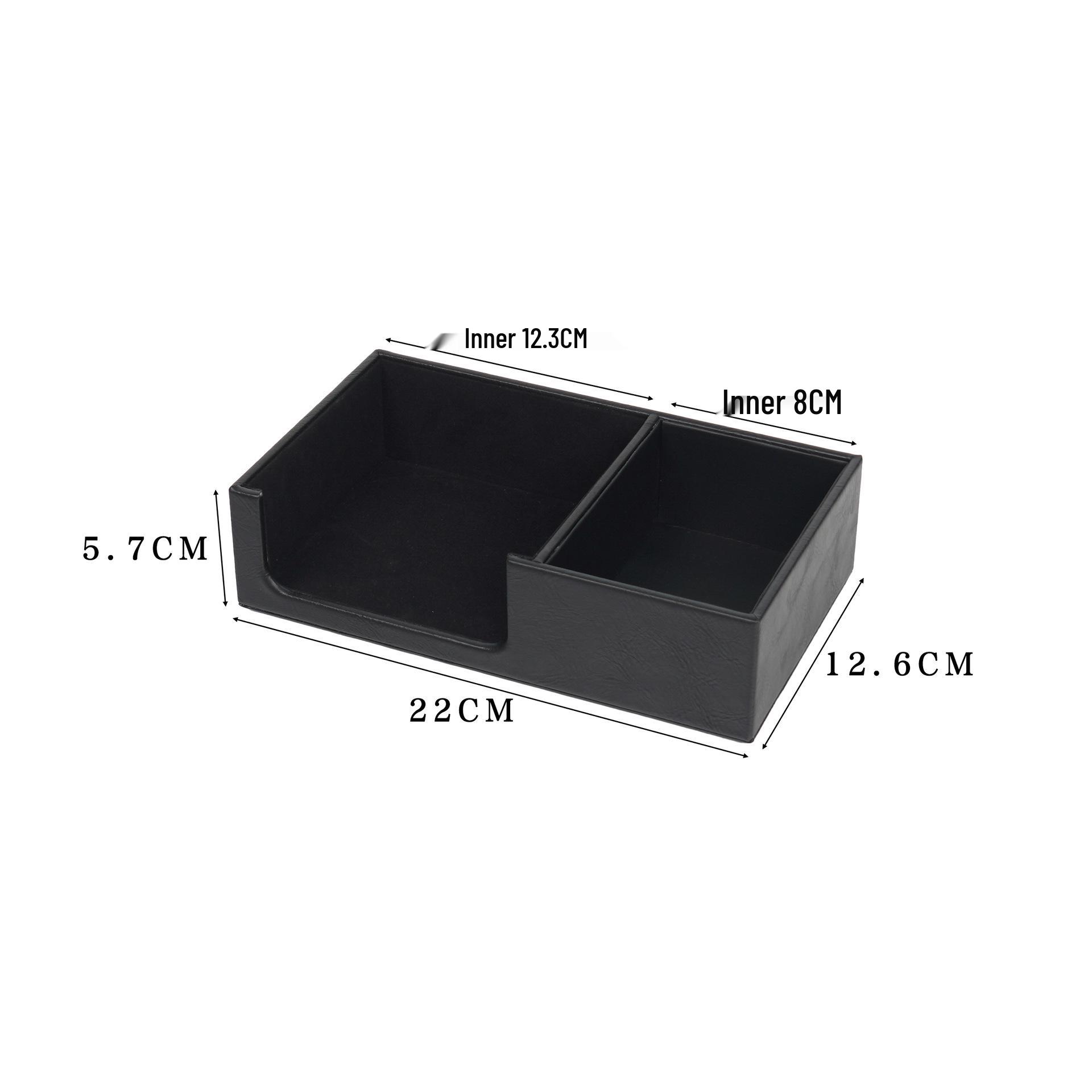 Square Leather Tissue Holder with Logo Printing - Creative Napkin Paper Storage Box for Hotels and Restaurants