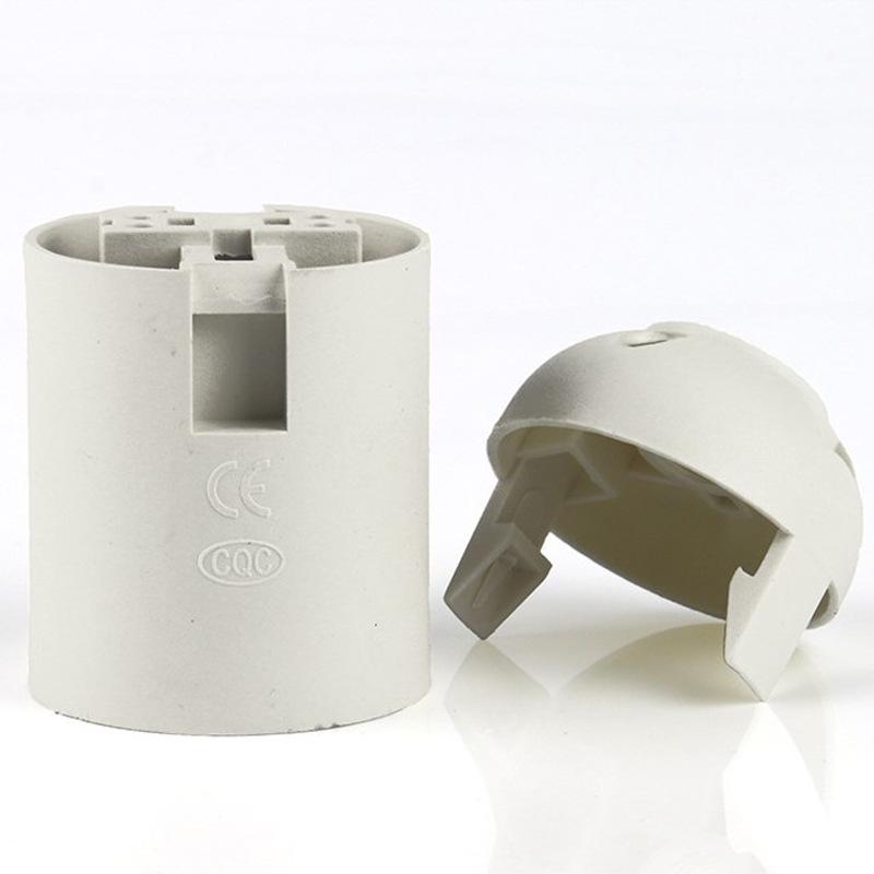 E27 Plastic Screw Lamp Holder - LED-Compatible