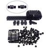 MOC Technical Chain Wheel Part Building Blocks Bricks Parts Chain Link Tire Gear Wheels Tank Tracks DIY 57518 57519 24375 3708