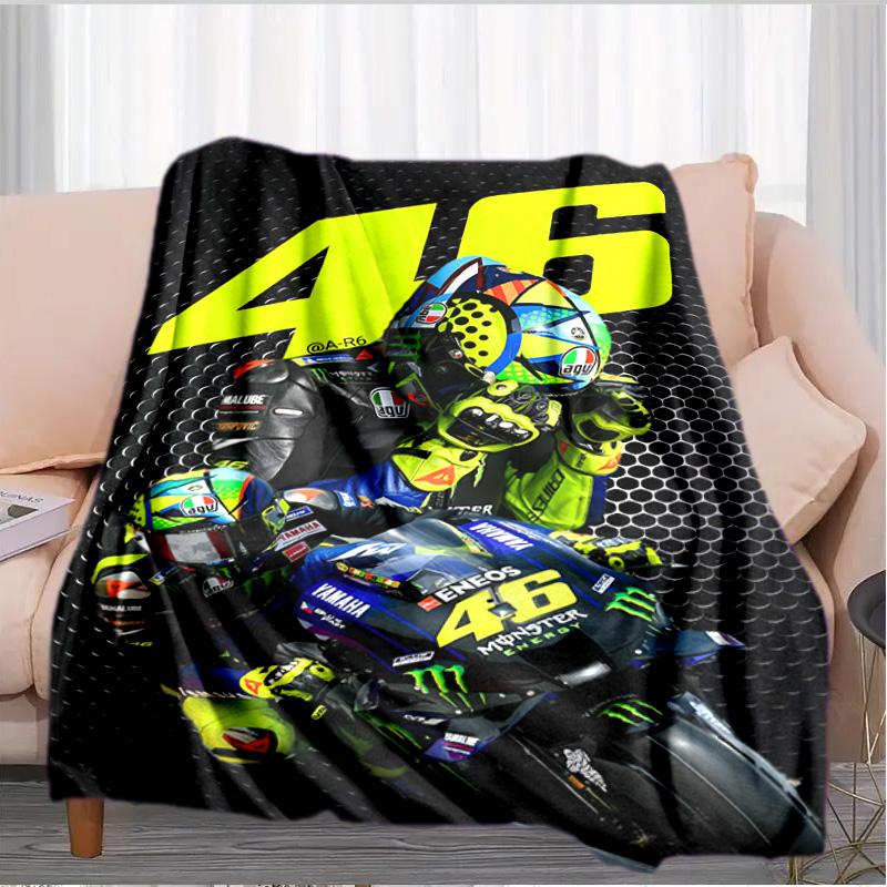Rider Speeding Through Neon Light Blanket Suitable for Sofas, Beds, Offices, And Camping - Perfect Gift for Halloween Christmas