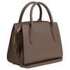 Coach ANDREA CARRYALL 22 Logo Logo Zipper Closure Fine Calfskin Shoulder Crossbody Handbag Small Women's Tan