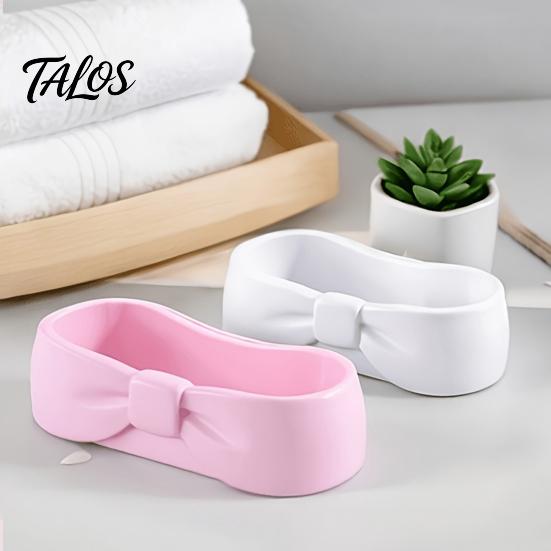 Storage Box Bow-Shaped Box, 3D Printed Delicate Matte Texture Container, Large Decorative Capacity Jewelry Key Makeup Organizer, Sweet Desktop
