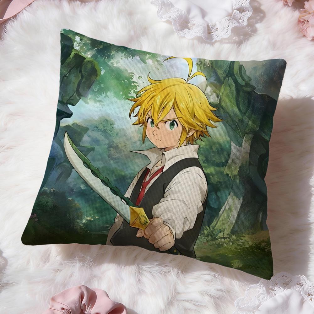 The Seven Deadly Sins Cushion Cover Premium Comfort Reversible Pillow Cove -Two in One Design for Any Room & Car Interior