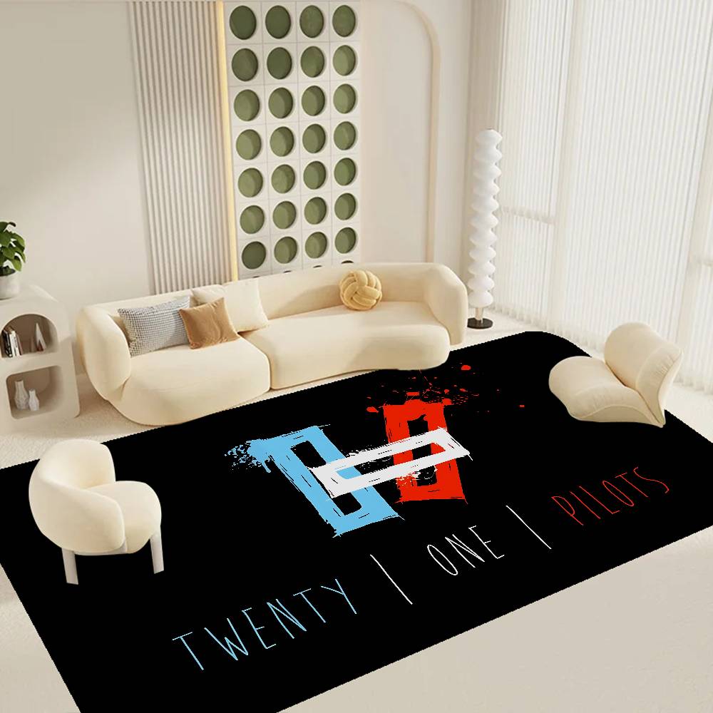 Twenty One Pilot Door Mat Cheaper Anti-slip Modern Living Room Balcony Printed Bedside Mats