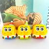 SpongeBob SquarePants Cute Pinch Music Slow Rebound Stress Relieving Toy SpongeBob Cartoon Pendant Small Gift Random