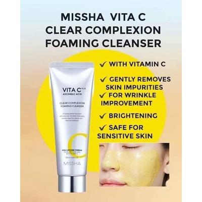 Vita C Plus Clear Complexion Foaming Cleanser 120ml AUTHENTIC STORE