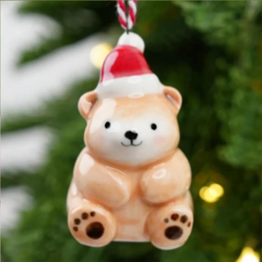 

Прикраса статуї ведмедя Пінгвіна Різдвяна ялинка Підвіска Невеликий кулон Святкова вечірка Підвіска для прикраси дитячої кімнати