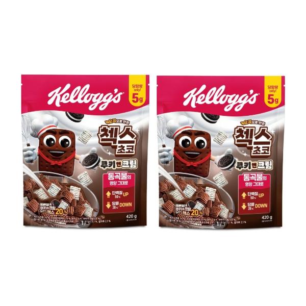 Kellogg's Chex Choco Cookie & Cream (420g) (3 Options)