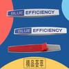 3D Car Styling BLUE EFFICIENCY for TEC HYBRID car Hood Fender trunk Rear Bonnet Nameplate Decal Emblem Badge Sticker