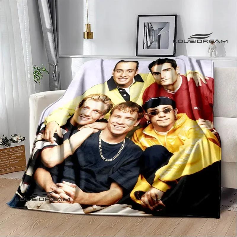 BSB Band Backstreet Boys Print Blanket Picnic Blanket Flannel Warm Blankets Soft Cozy Blankets Home Travel Blanket Birthday Gift
