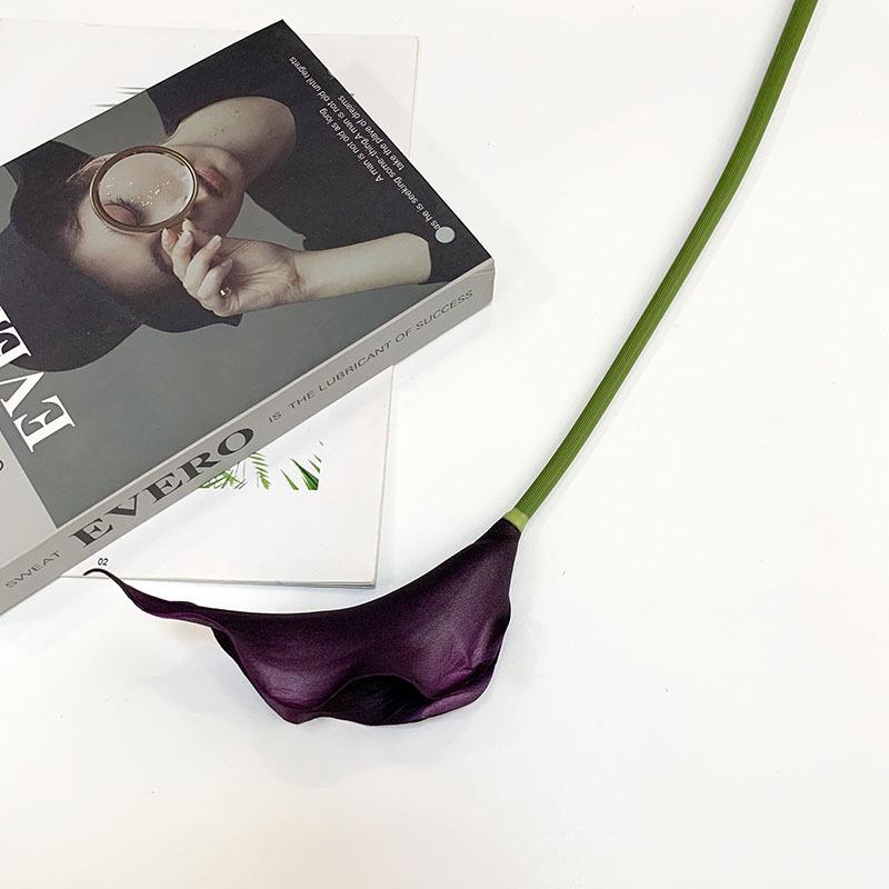 EVA Calla Lily Faux Flower Single Stem for Wedding Decor & Floral Arrangements