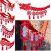 Chinese New Year Lunar Year Banner Spring Festival Garland Wall Hanging Hollow Pennant  Party Decor