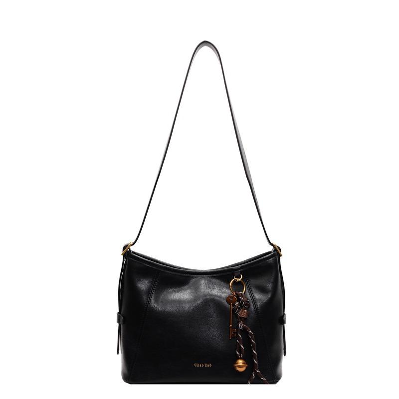 Lazy Wind Bag Women's Large-capacity New Autumn and Winter Retro Shoulder Messenger Bag Commuter Tote Bag