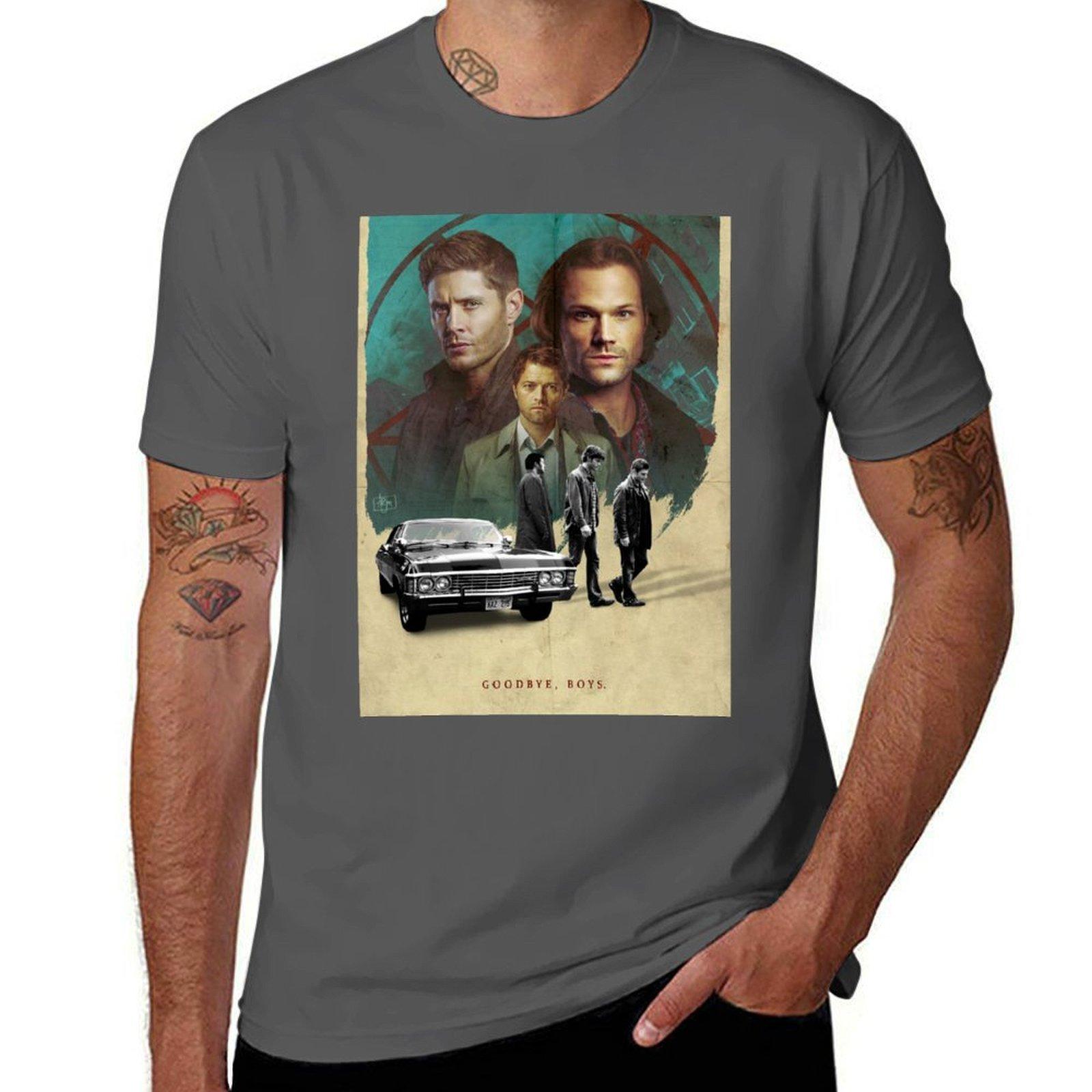 

SPN FINALE T-Shirt t shirt men 100% cotton luxury brand t shirts with prints T-Shirt 4XL