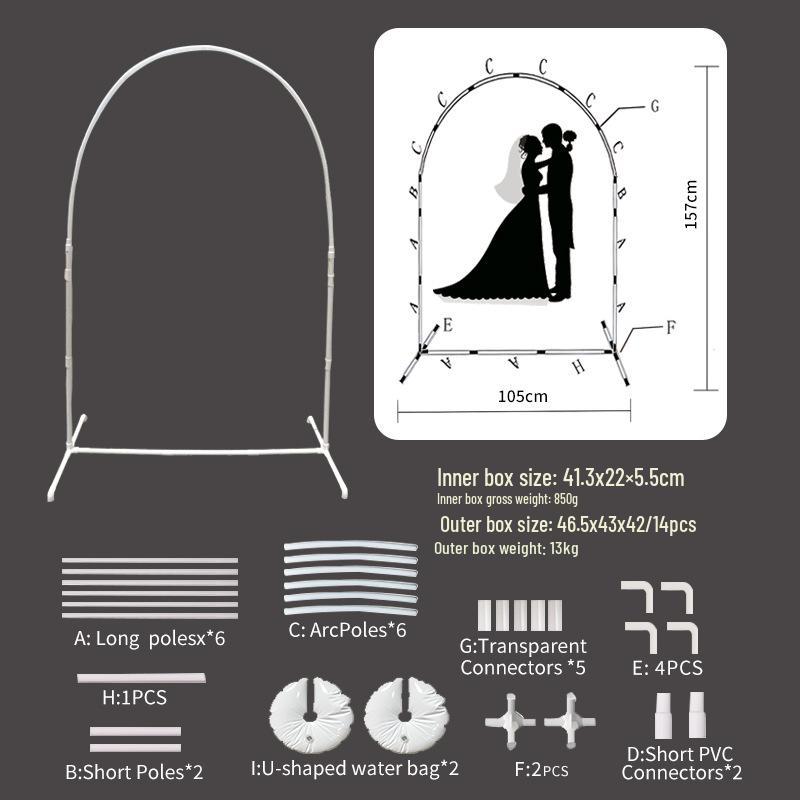 Desktop Arch Dining Table Decor for Romantic Events, Birthdays, Weddings, and DIY Projects