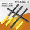 Thread Repair Restoration File Teeth Correction Metric Hardware Mini DIY Tools BSP/PF SAE BSW/BSF Metric D57B