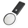 Handheld Magnifying Glass with Rectangular Handle and Large Circular Lens for Reading Inspection Crafts Jewelry Hobbies Tasks