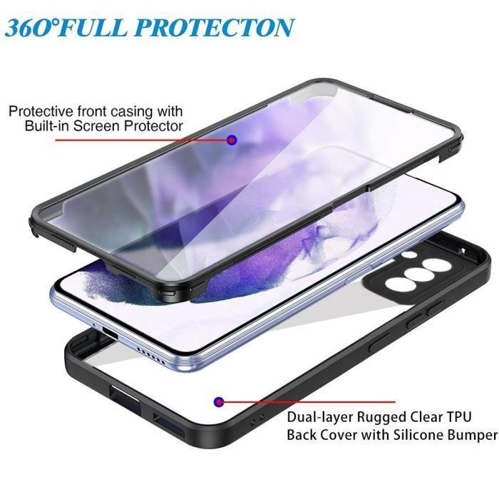 Coque - BOOLING - pour Samsung S22 - Protection 360° - Bordure renforcée - Rigide