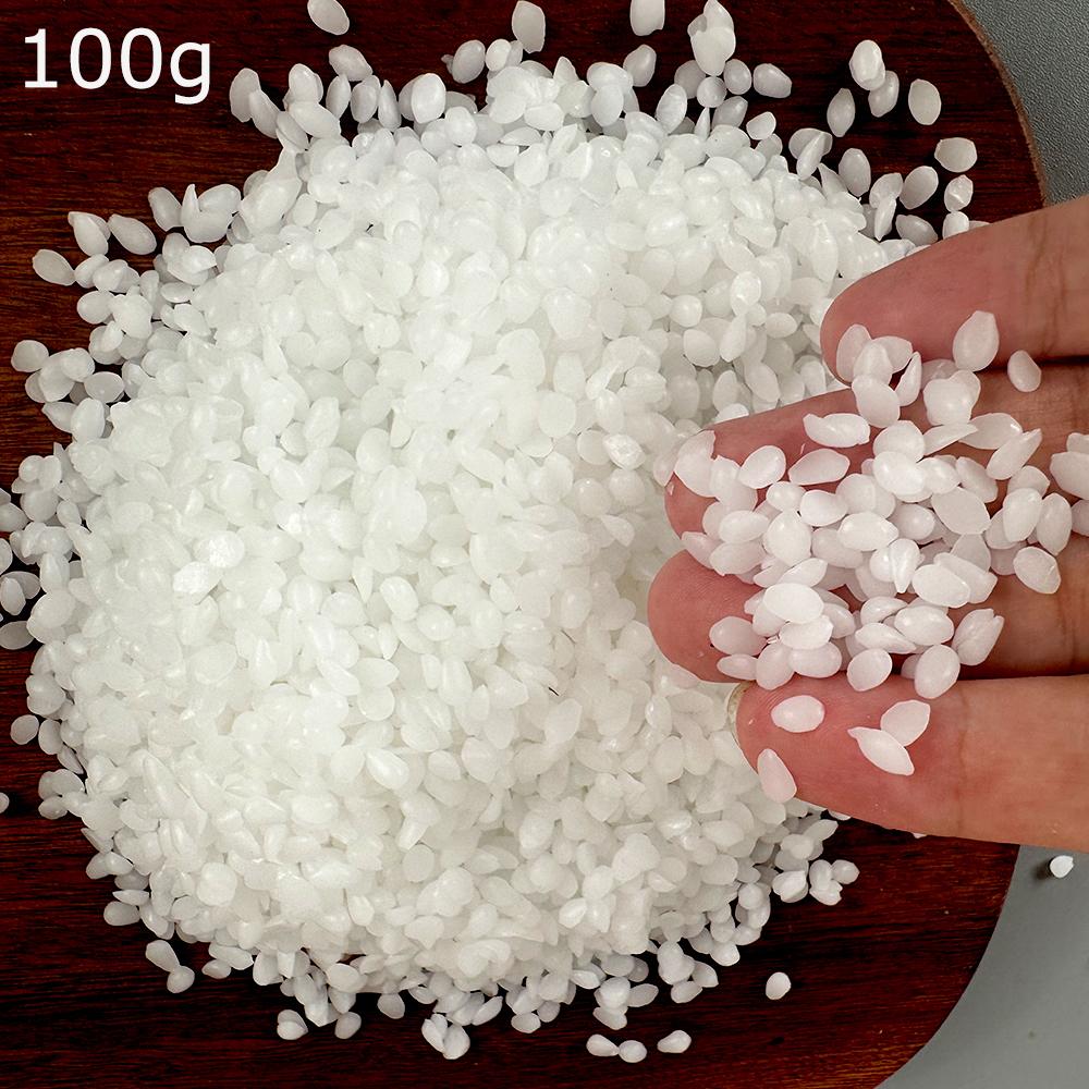 

White Beeswax DIY Candle Making Meterial 100% Pure Natural Granular Bag Odorless Wax Particles Raw Materials Handicraft Supplies