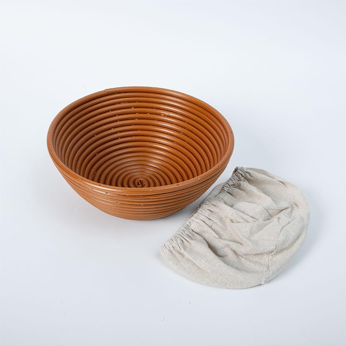 New Washable Imitation Rattan Fermentation Basket for European Bread Baking