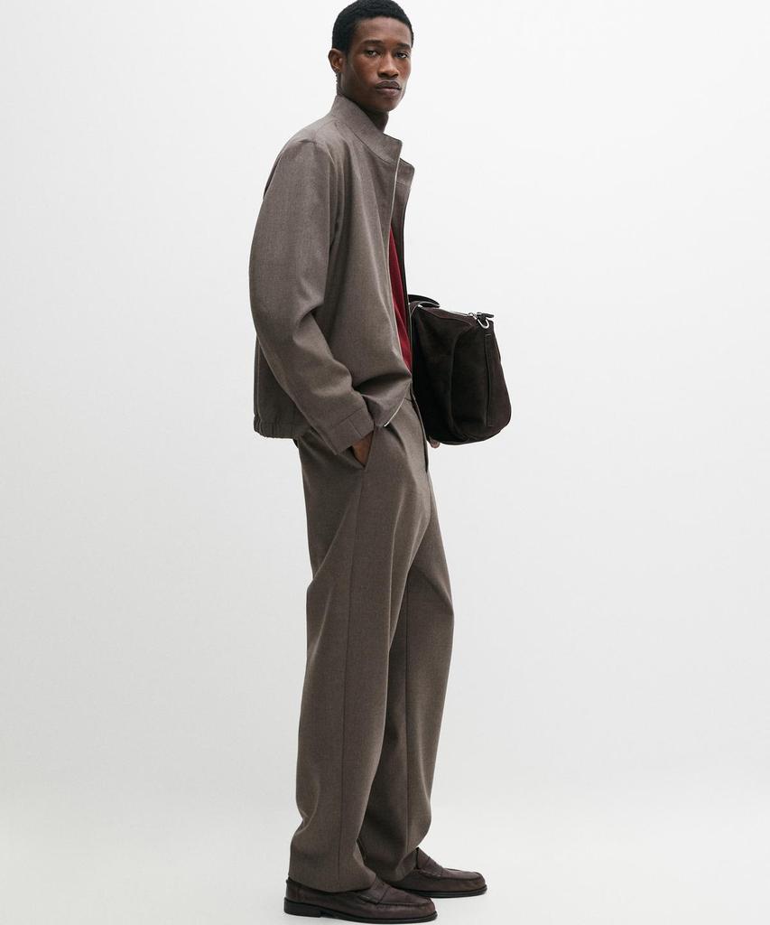 Masimodutti Cool Wool Blend Trousers