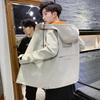Men Regular Jacket Spring Boutique Hooded Workwear Soft and Comfortable Coat Casual Loose Parka Large Size
