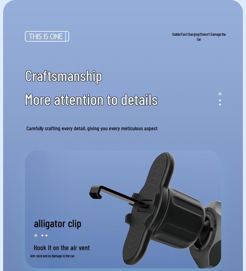 iPhone 16 Pro RGB Magnetic Car Phone Holder