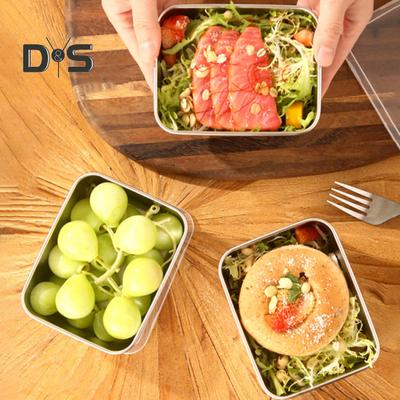 Lunchbox, Edelstahl, Picknick-Bento-Box, große Kapazität, tragbarer Lunchbehälter für Zuhause, Büro, Schule