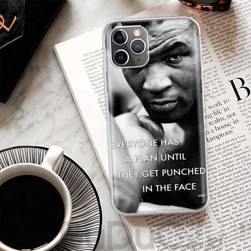 

Чехол Mike Tyson Боксер Мужчина для iPhone 17 Air 16 16E 15 Pro Max 14 Plus 13 Mini Чехол для телефона 12 11 7 8 SE Индивидуальная печать Корпус 16 iPhone 13 Mini