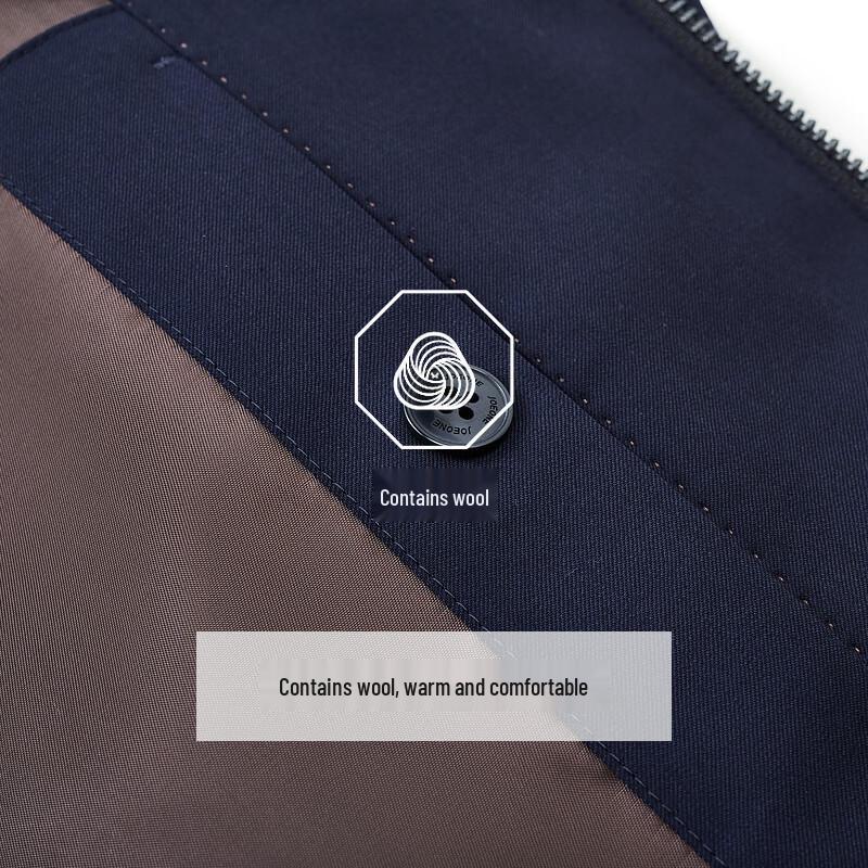 JOEONE Men's Wool Blend Executive Jacket