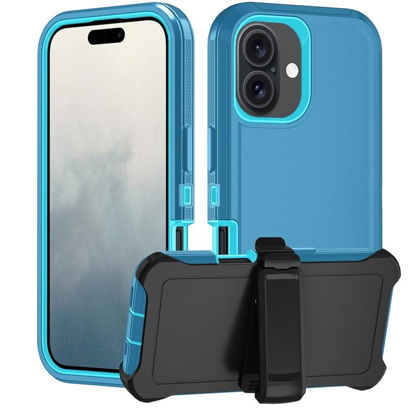 Shockproof Hybrid Case for iPhone 17/17 Air/17 Pro/17 Pro Max - Rotatable Kickstand & MagSafe | Anti-Slip TPU+PC Protection