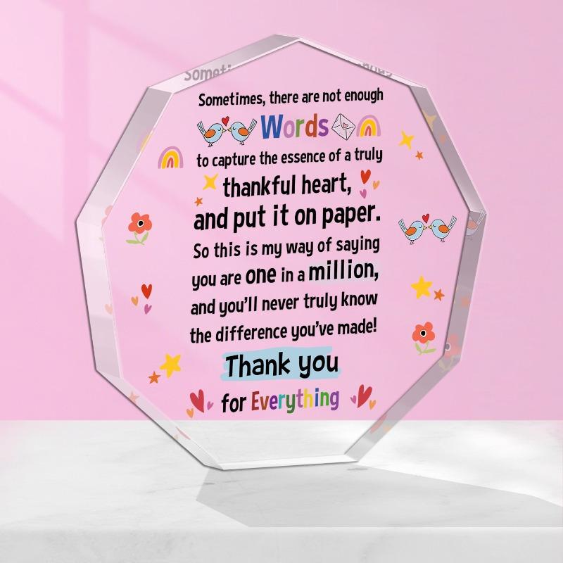 

Teacher Appreciation Keepsake - Heartfelt Retirement & Graduation Paperweight Gift чистый