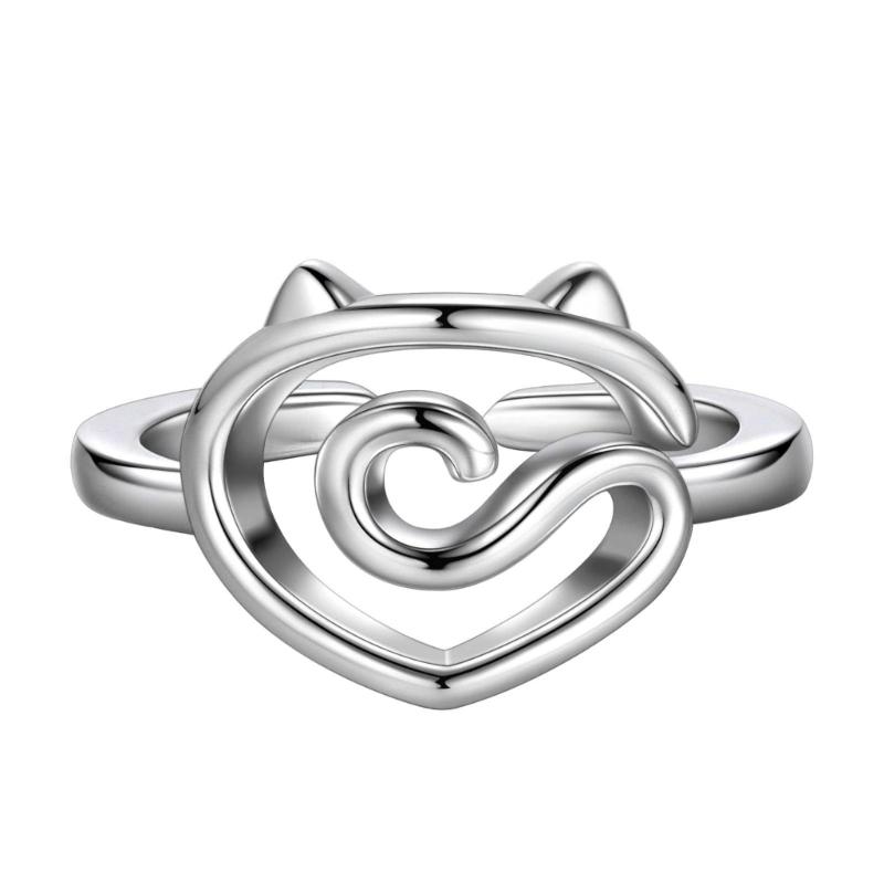 Кошачьи Петли Крючком Кольца Металлические Кольца-Направители Пряжи Модное Украшение Держатель для Пальца