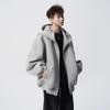 Herren Trendy Schwergewicht Hoodie Cardigan - Cool, Lässiger High Street Style, Rollkragen Winterjacke