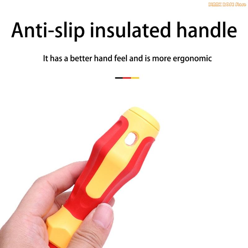 K1AE Insulated Screwdriver 3 In 1 Set Precisely Marking Cutter Specifications Steel Anti Wear Construction