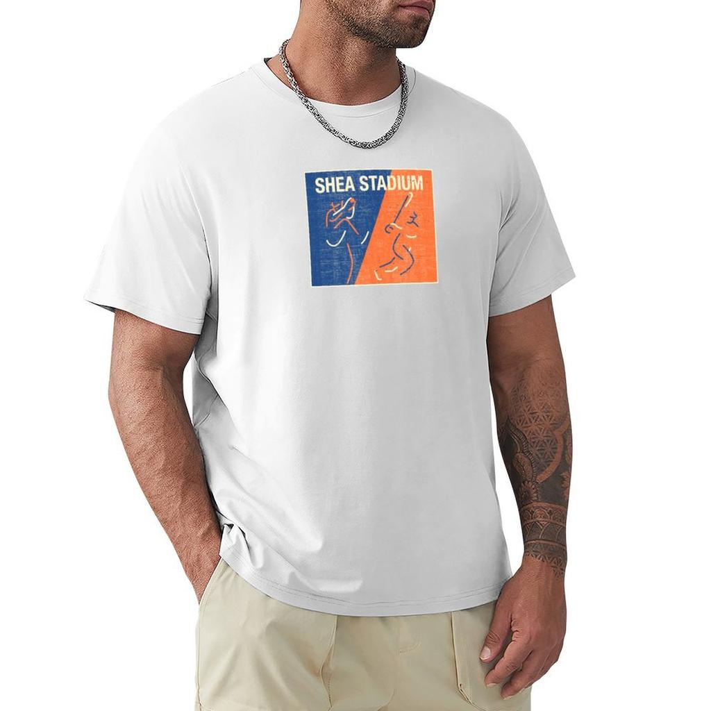 Shea Stadium Tshirt Trendy Print Short Sleeve Tshirt