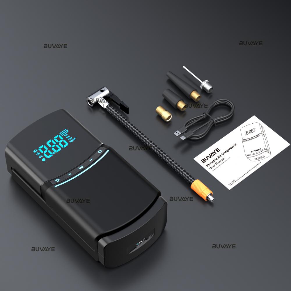 Car Inflator Tire Pump Portable Car Air Compressor Motorcycle Bicycle Boat Tire Inflator Digital Automatic Inflation