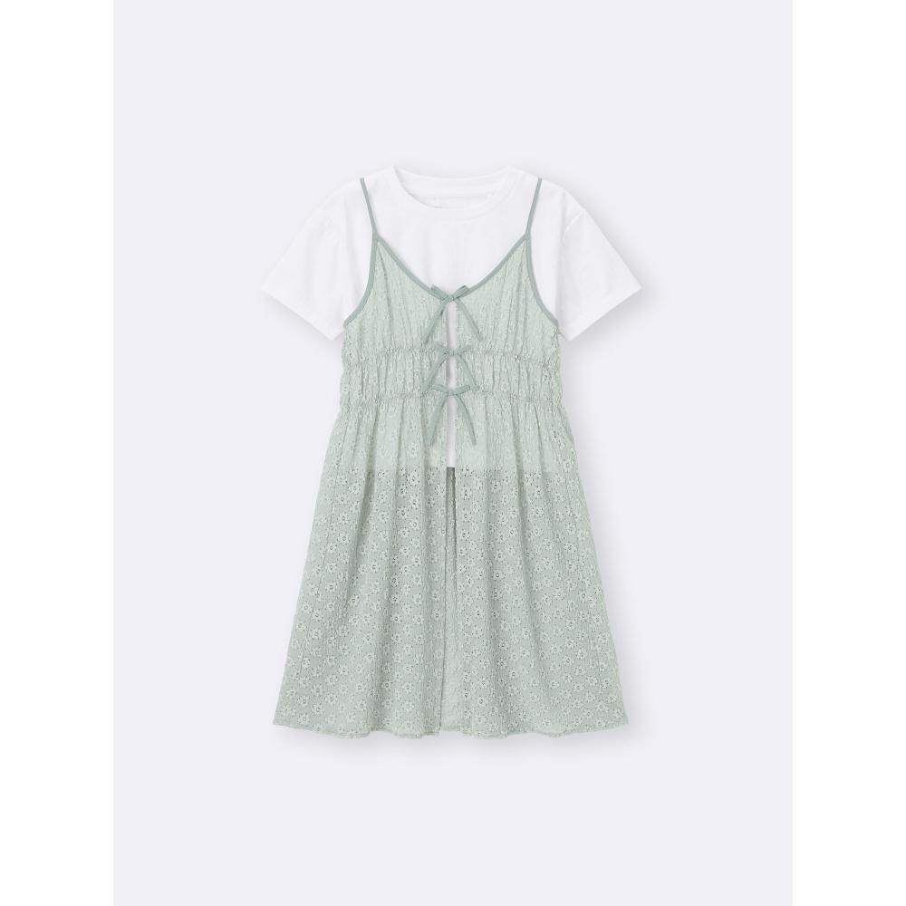 Gu By Uniqlo Girls Lace Camisole SeT T