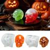 Pack of 2 Precisions Engineered Skull Silicone Molds for Artistic Resin Casting Decorations and Craftsmanship Training