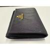 Used Excellent Condition PRADA Tessuto Nylon Trifold Wallet Black Gold Logo