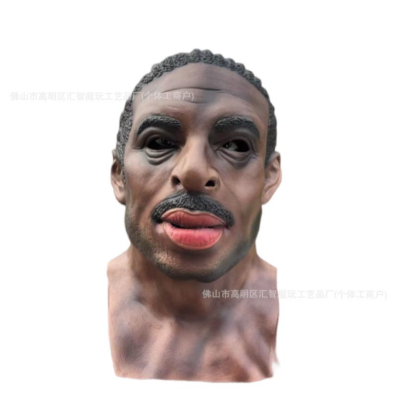 Hot-selling Halloween masks for the elderly, realistic and funny old man headgear