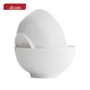 J.Zao Pure White Bone China Noodle Bowl Set