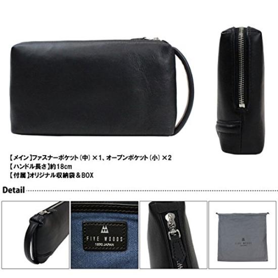 FIVE WOODS PLATEAU Clutch 39176 schwarz