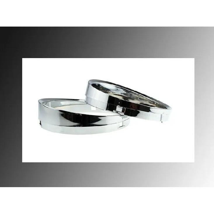 Chrome / Matt Silver Dashboard Dial Gauge Rings Bezel Trim For BMW E60 E61 Pre-LCI M5