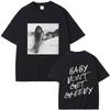 Singer Tate Mcrae T8 Graphic T Shirts Men Women Fashion Vintage Trend T-shirt Summer Male Casual Oversized Crewneck Short Sleeve