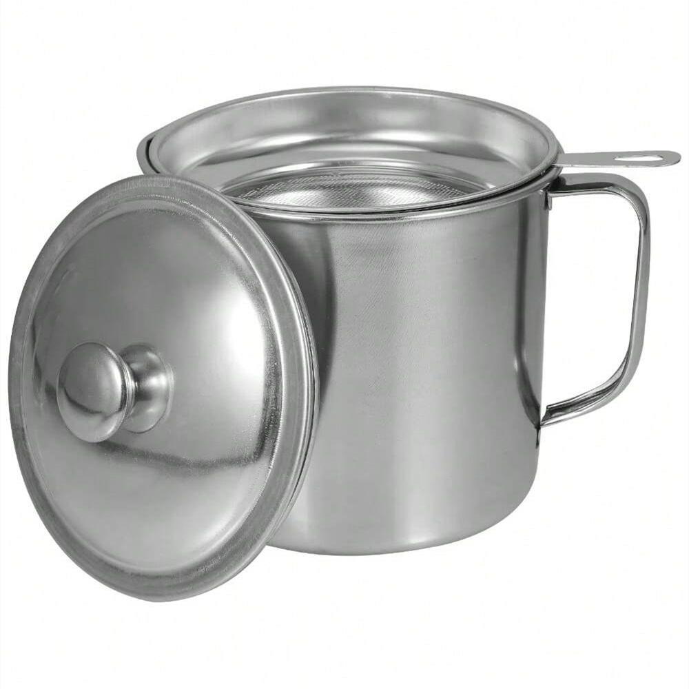 1.4L Stainless Steel Oil Dispenser Bottle Dishwasher Safe Glass Bottle SUS 304 Stainless Oil Bottle / Cruet